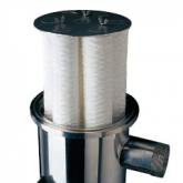 Detail filtrační vložky průmyslového filtru
