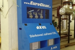 Instalovaný generátor chlordioxidu EuroClean OXCL BLUE
