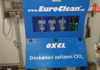 Instalovaný generátor chlordioxidu EuroClean OXCL BLUE