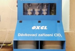 Instalovaný generátor chlordioxidu EuroClean OXCL BLUE