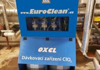 Instalovaný generátor chlordioxidu EuroClean OXCL BLUE