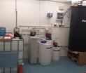 Water treatment set - AquaSoftener softeners and AquaDos water disinfection plant - less operation