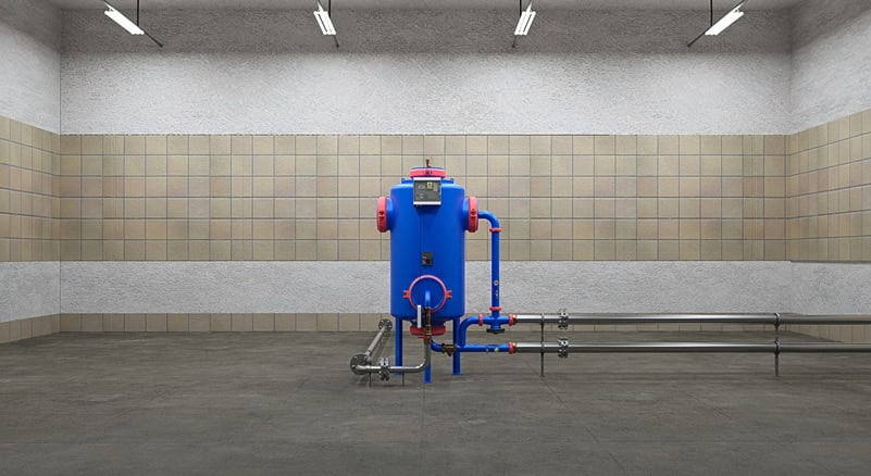 Elektrolytická úpravna chladicí vody EuroClean KEUV, ekologické řešení úpravy chladící vody